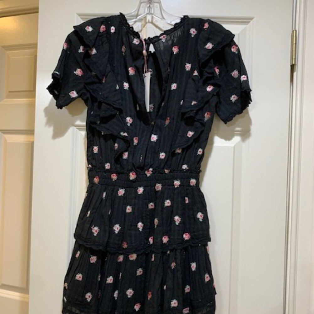 Love Shack Fancy Flowery Embroidered Mini Dress XS NWT - Picture 8 of 14